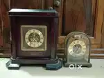 Hermle German Skelton table clock antique vintage