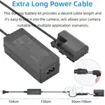Camera Dummy Battery Adapter DC Coupler LP E17 FW-50 FZ-100, W126 235