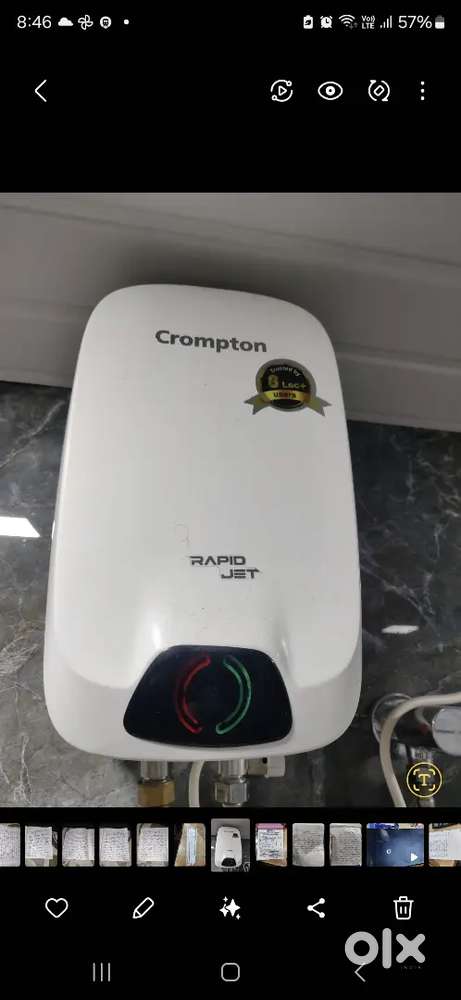 Crompton geyser 3ltr