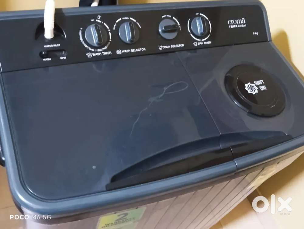 Croma 8k Semi-Automatic Washing Machine