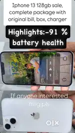 A one condition Iphone 13,128 gb.