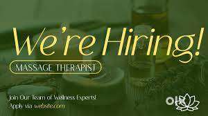 MASSAGE THERAPIST JOBS STUDENTS BOYS APPLY NOW