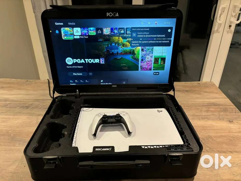 POGA LUX Playstation 5 Portable Console Travel Case.24 Gaming Monitor