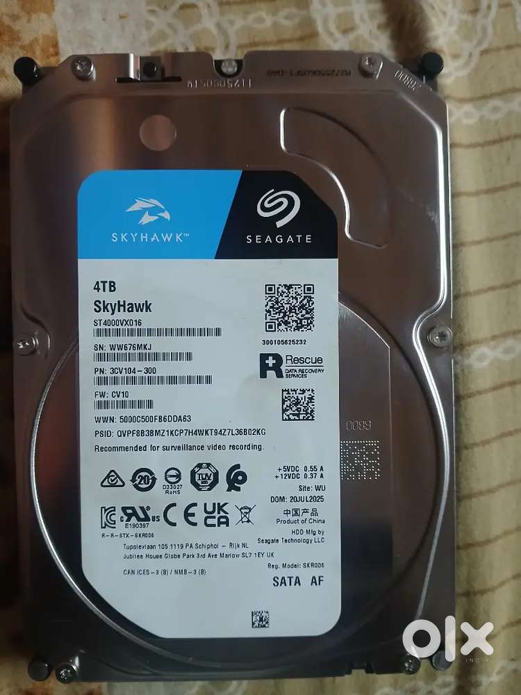 4TB Hard-disk SkyHawk New hai
