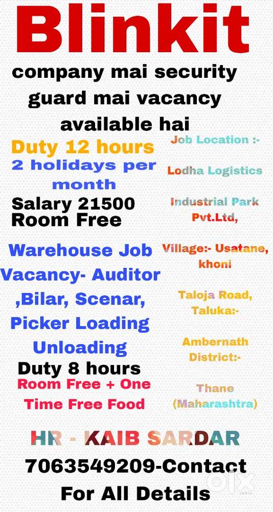 “Warehouse Associate – Picker, Auditor, Loading Job Hiring”