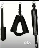 Complete dog belt set for your pet’s daily walk and style. Includes: