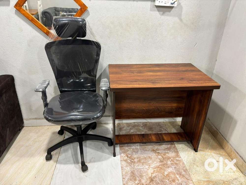 Brand new wooden study table and chair combo