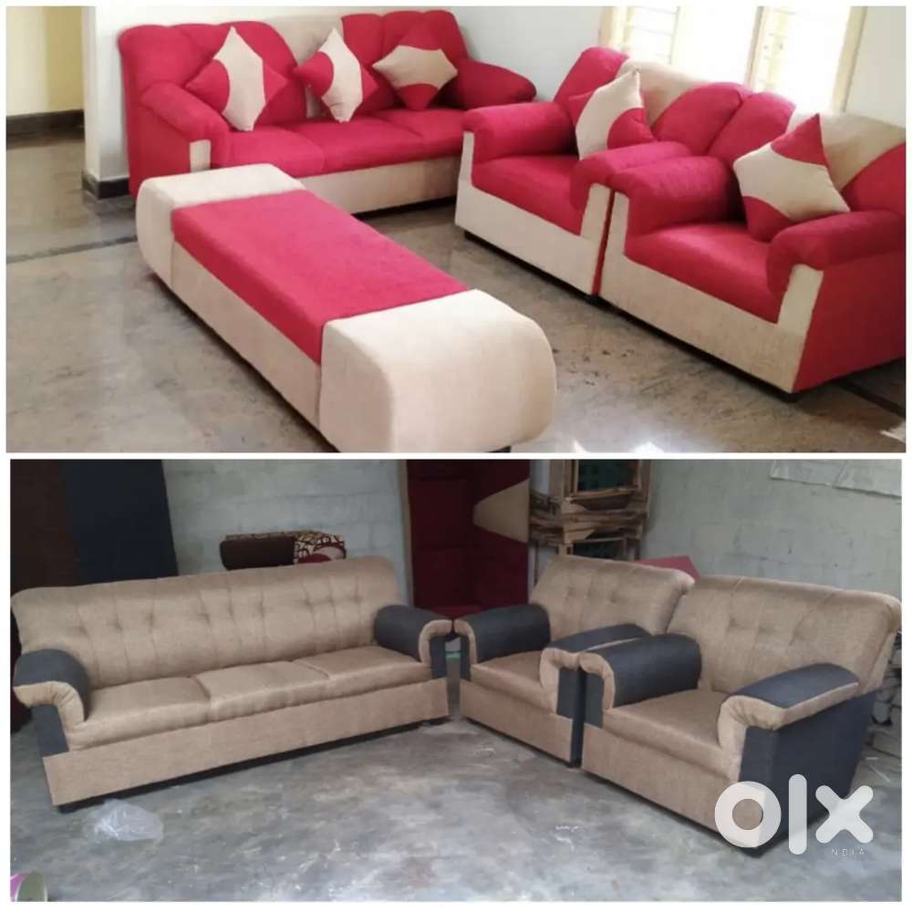 Velar design fabric sofa set