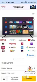 Android smart led TV new seal pack wholesale prices 4k hd quality off