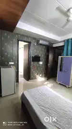 1rk furnished flat near saket metro 500 miter walking saket metro