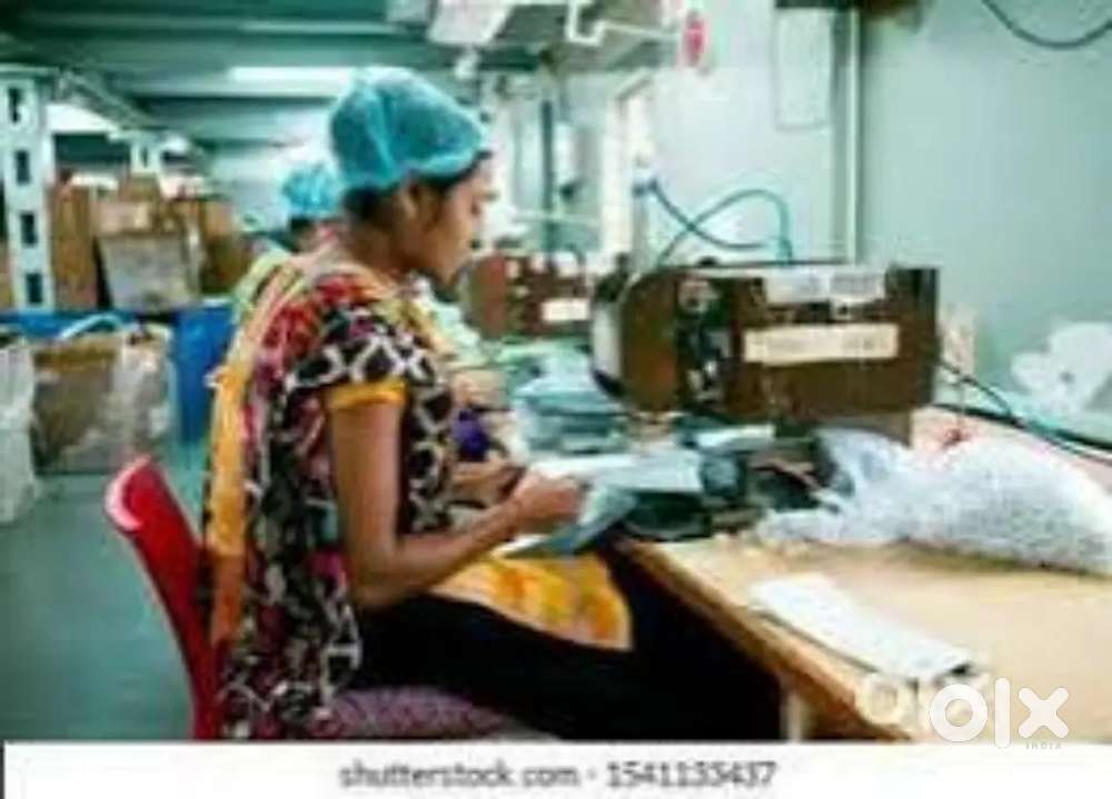 Machine work for ladies (freshers)