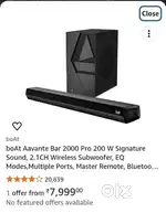 Boat Soundbar 200 Watt