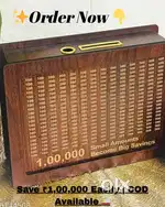 Wooden Money Bank  Save ₹1,00,000 Easily  COD Available