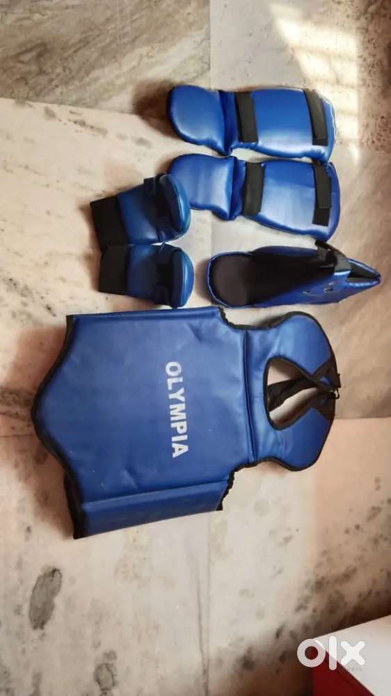 Budha statue, tea table, karate item