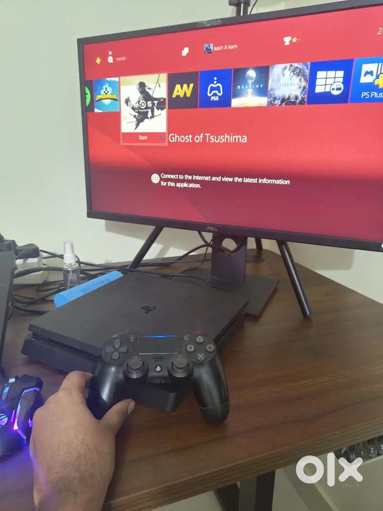 Playstation 4 slim 500GB with 3 games