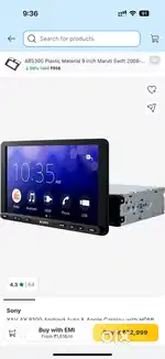 Car sony audio system Ax8100