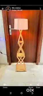 “Stylish Wooden Floor Lamps & Wall Lights – Home Décor Special