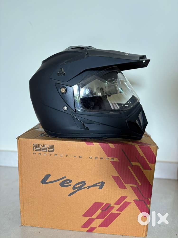 Vega offroad Helmet with day and night glass