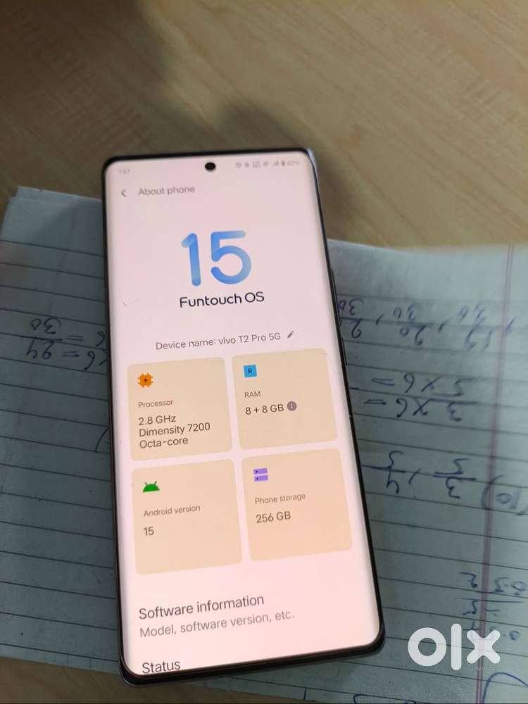 Vivo t2 pro 5g