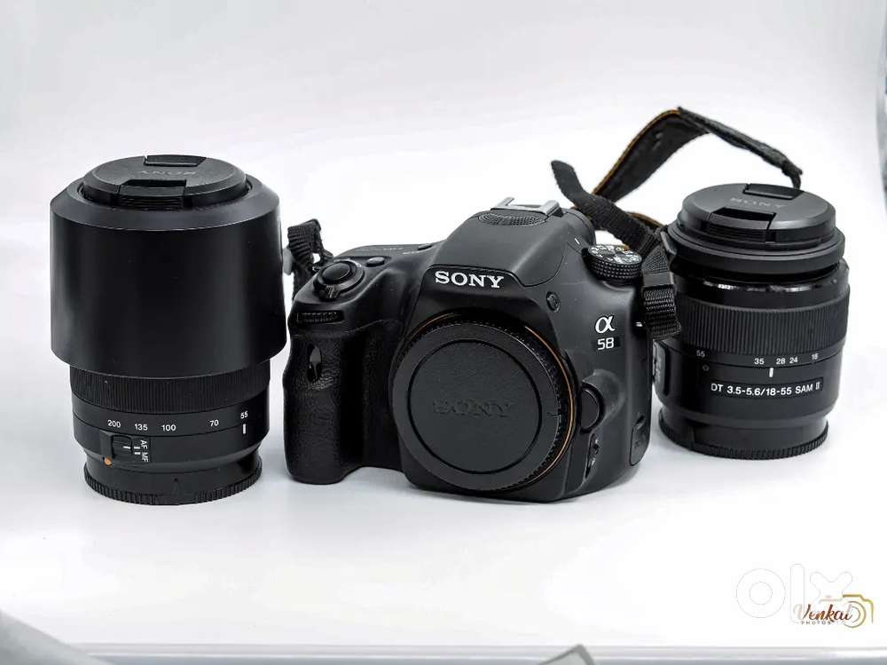 Sony A58 with two lenses
