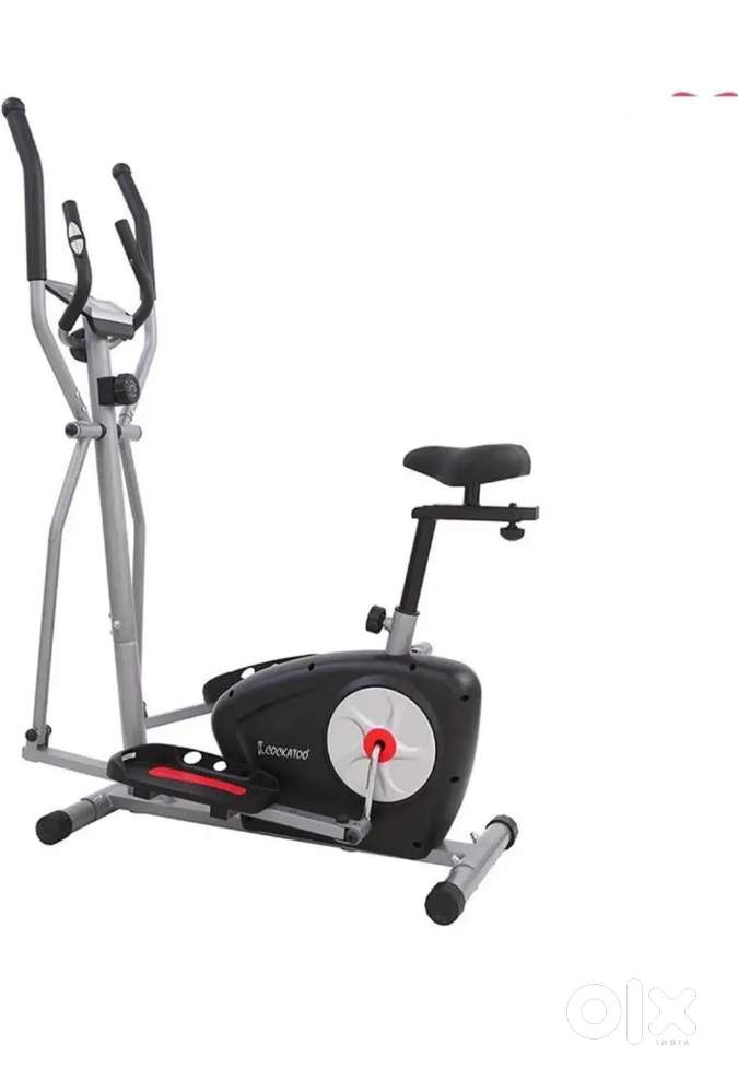 Cross trainer with cycling