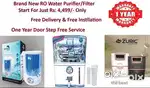 Brand New RO Water Purifier/Filter Start For Just Rs 4,499 Only