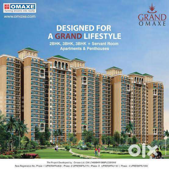 2 BHK + Study In Grande Omaxe Lucknow