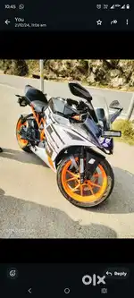 KTM rc200 model2018 all pepar ok good condition bike