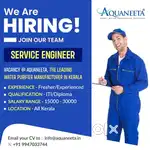 WE ARE HIRING SERVICE TECHNICIAN-WATER PURIFIERS