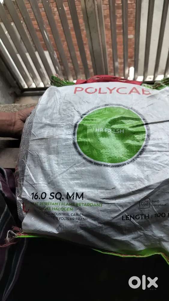 16sqmm wire copper polycab green wire and black colour