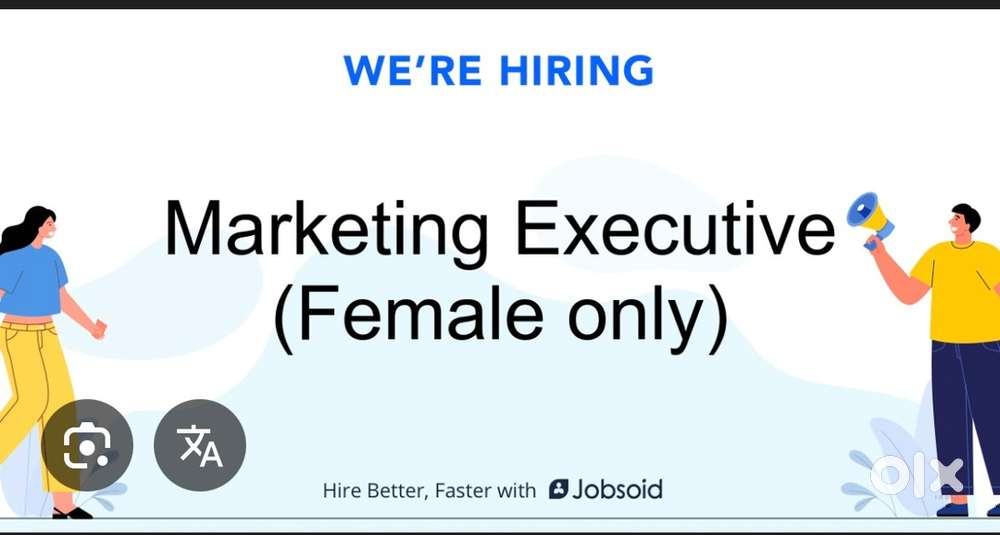 Female candidate for marketing