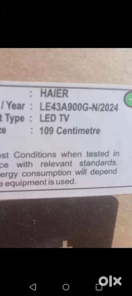 L E D Tv new brand 42 inch 2months old