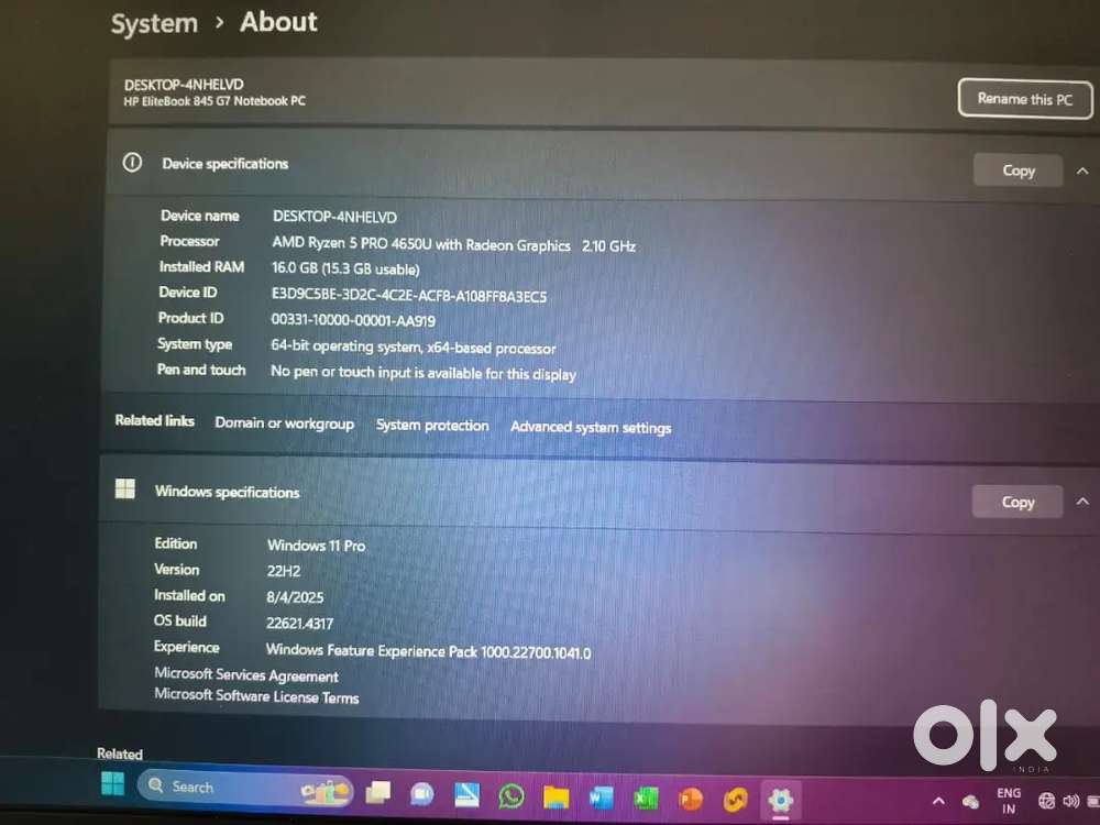 Hp laptop 14inch