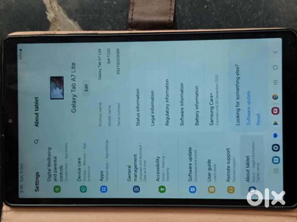 Galaxy tab A7 Lite
