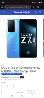 IQOO Z7S 6+128 FULL KIT