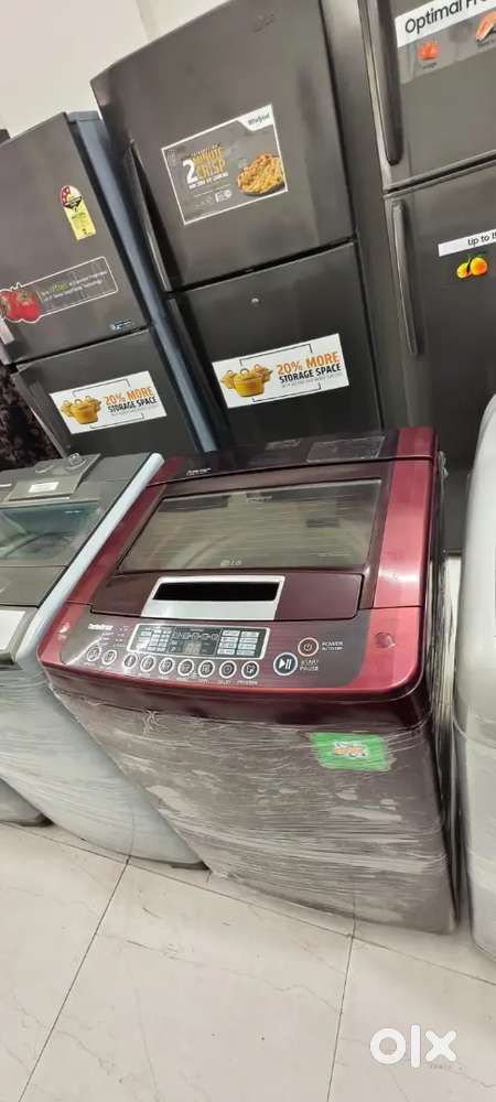 LG washing machine fully automatic top load with warranty 1 year old