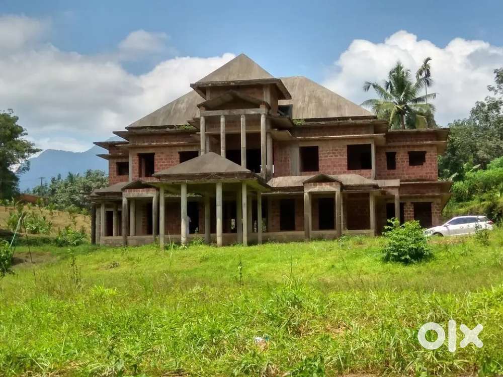 Finished structure House, 1.5 acre plot