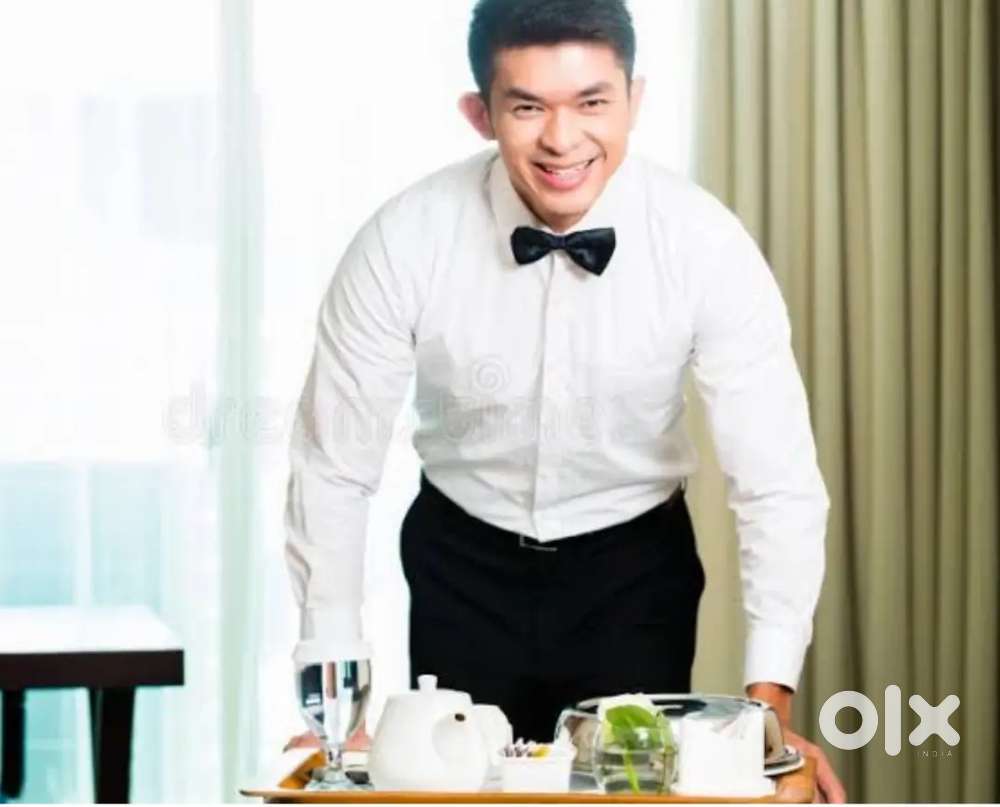 Waiter required in hotels