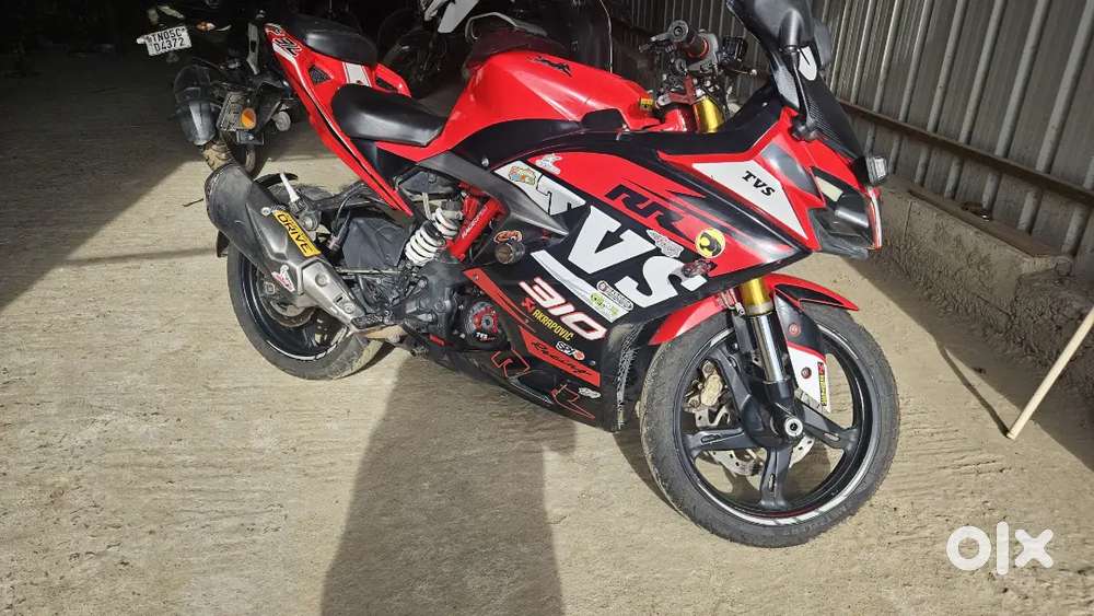 Tvs apache rr310 , customise red