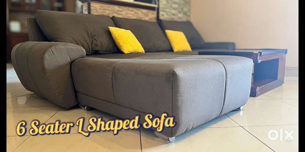 Extra Large 6 seater L shaped sofa