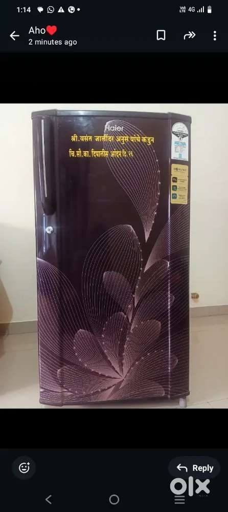 Haier fridge