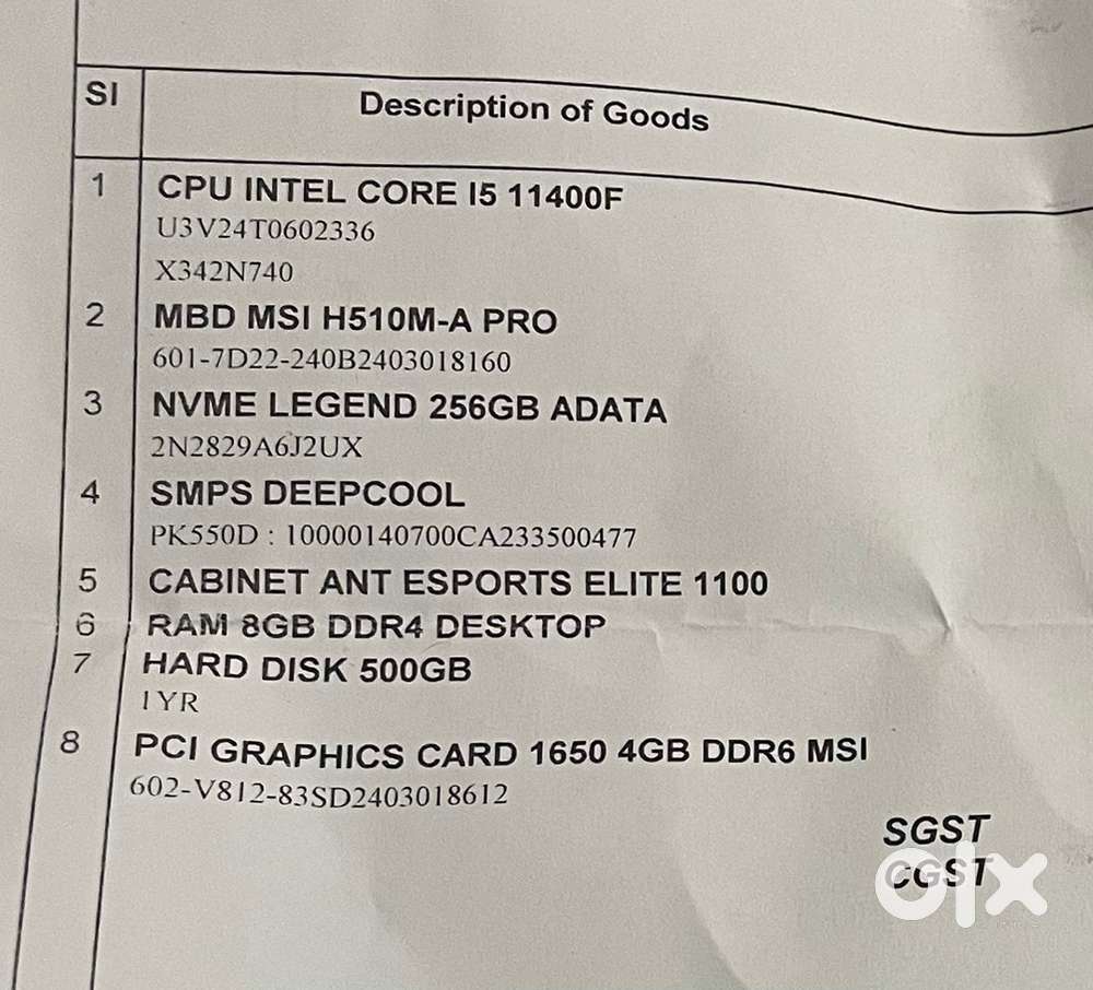 ONLY CPU only genuine buyers message