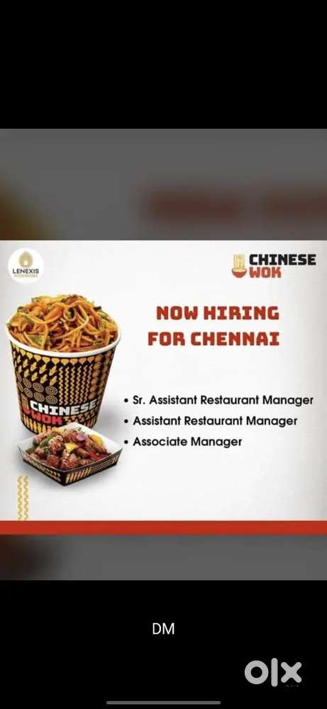 Hiring for chef , Teammebers ,, FRESHERS ALSO CAN APPLY