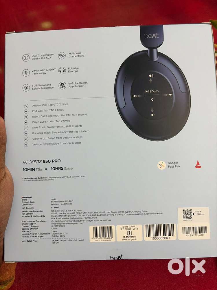 Boat stone 1208  / Boat Rockerz 650 pro