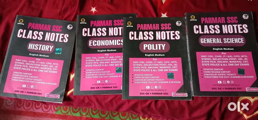 Parmar ssc book and railway challenger book