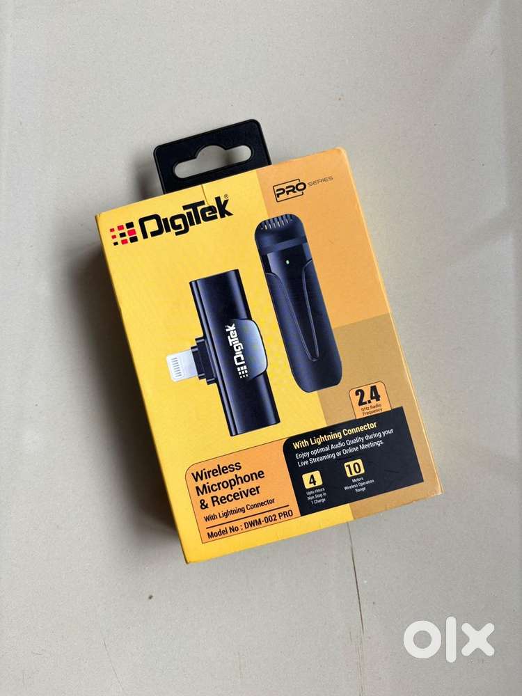 DIGITEK PRO SERIES ORIGINAL WIRELESS MIC AND RECEIVER WORTH ₹2495