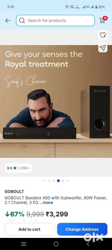 Go Boult Bassbox x60watt