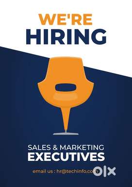 We are hiring sales executive fresher or experience