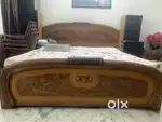 Wooden bed