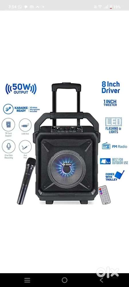 (Karoke)Zoook Rocker thunder xl with karoke